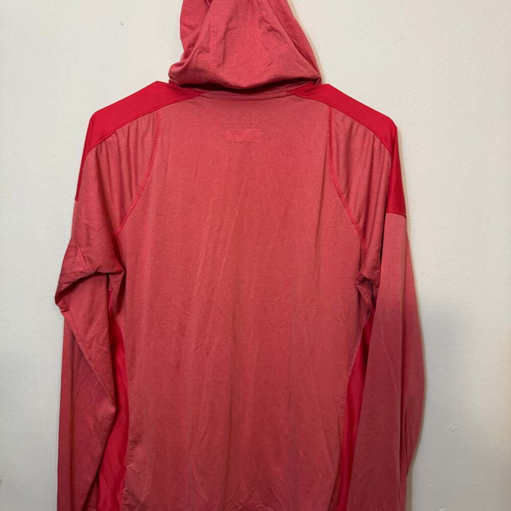 Columbia Women's Sweet As Softshell Full-Zip Hooded Jacket in Red/Coral - Picture 5 of 6